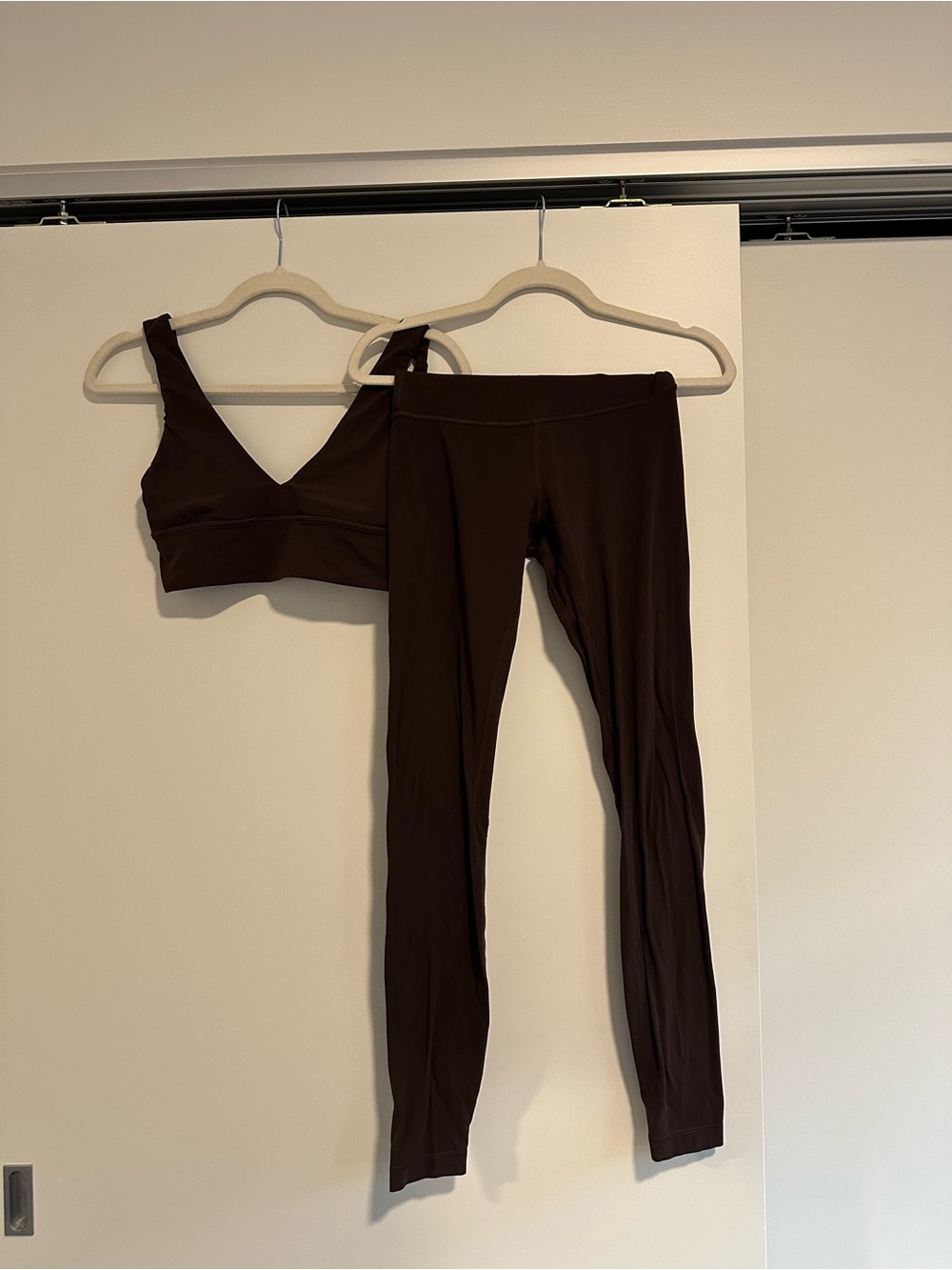 lululemon align Brown Leggings and Sports Bra Set